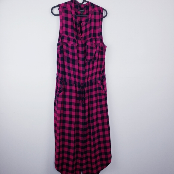 Banana Republic Dresses & Skirts - BANANA REPUBLIC | Maxi Plaid Sleeveless Dress